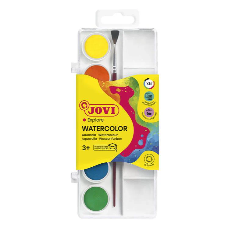 Jovi Watercolour 20mm Tablets Set of 6 - Nail Gallerys