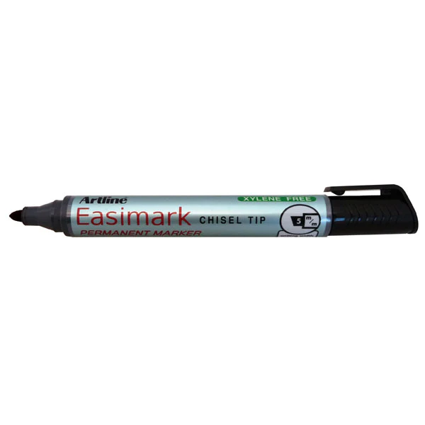 Artline 109 Easimark Permanent Marker 5mm Chisel Nib Pack Of 12 - Nail Gallerys