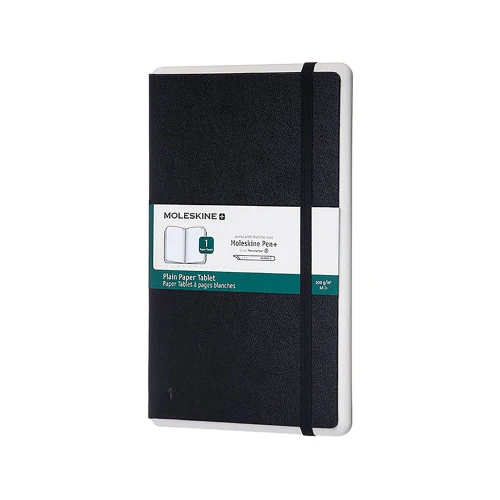 Moleskine Paper Tablet Large Hard Cover 01 Black Notebook - Nail Gallerys