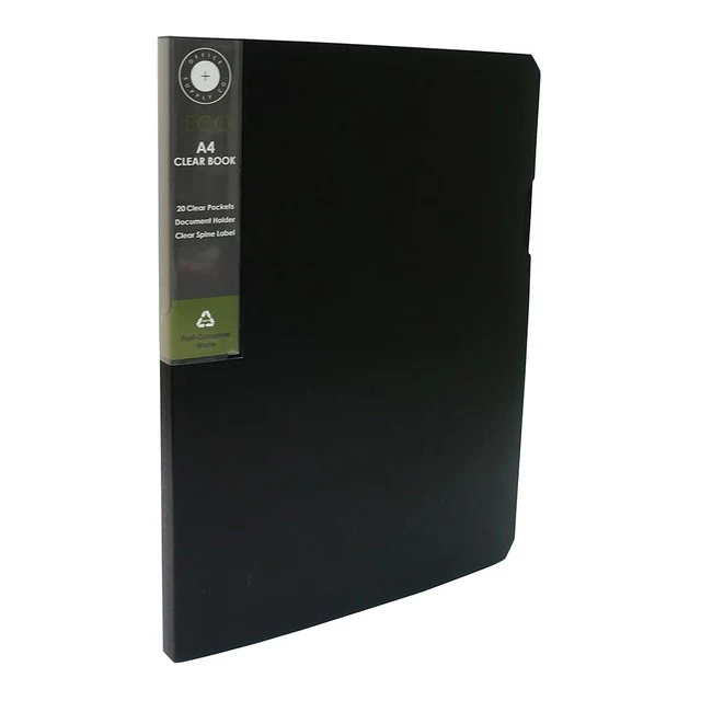OSC Eco Display Book A4 20 Pocket Black - Nail Gallerys