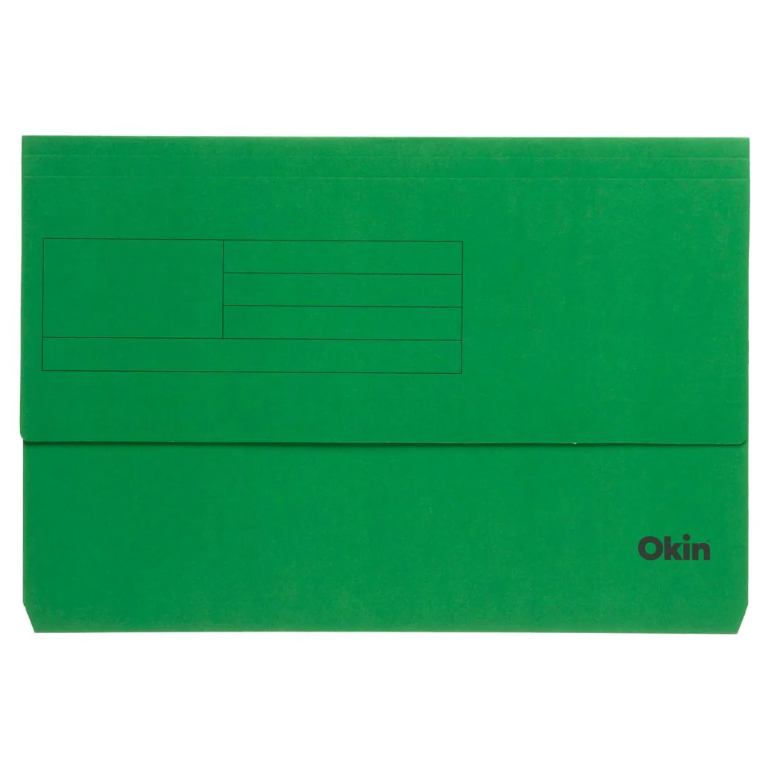 Okin Card Foolscap Document Wallets - Nail Gallerys