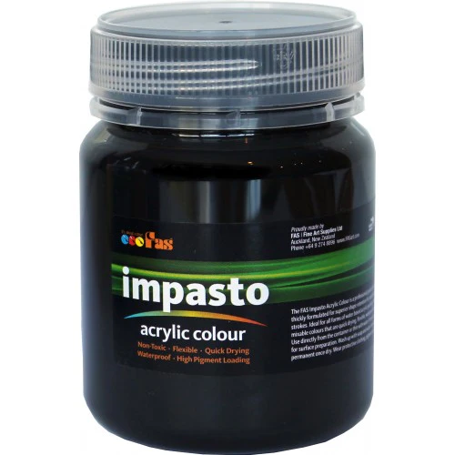 Fas Impasto Heavy Bodied Acrylic Paints 250ml - Nail Gallerys