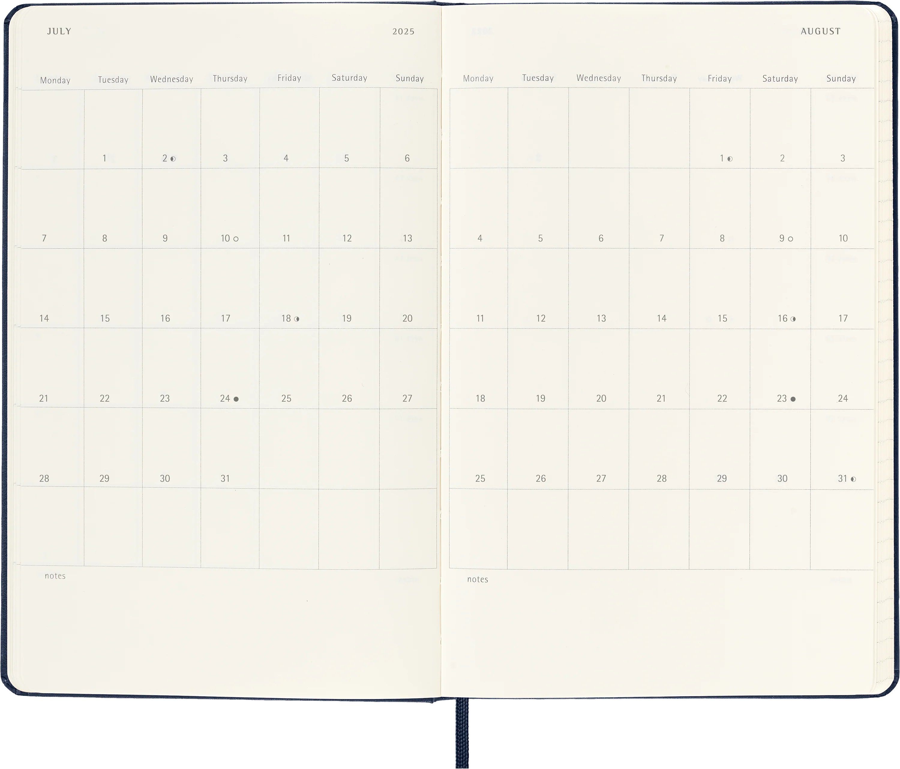 Moleskine 12 Month Daily HC Large Diaries - Nail Gallerys