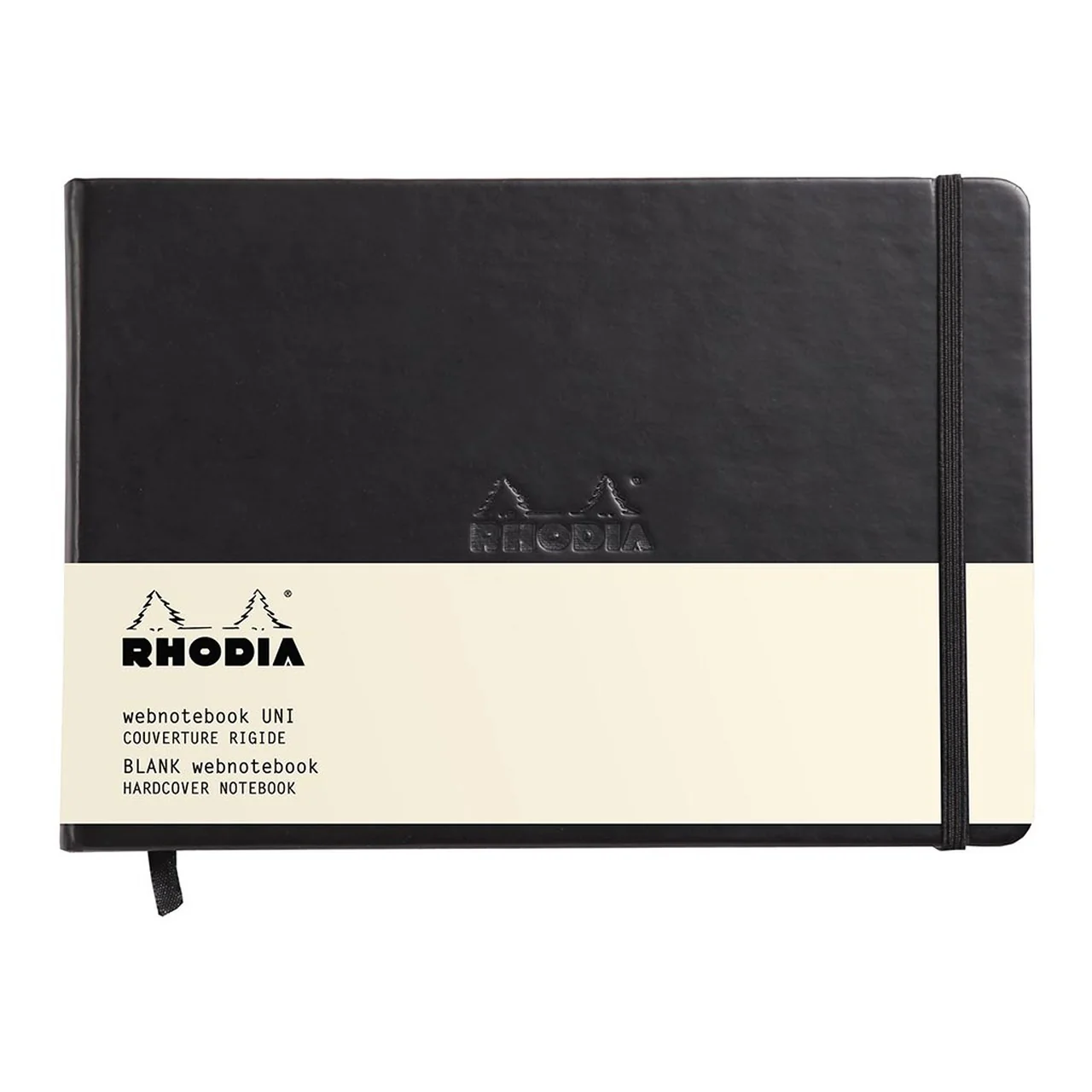 Rhodia Webnotebook Landscape A5 Black - Nail Gallerys