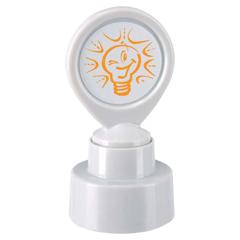Colop Motivational Stamp Orange Light Bulb - Nail Gallerys