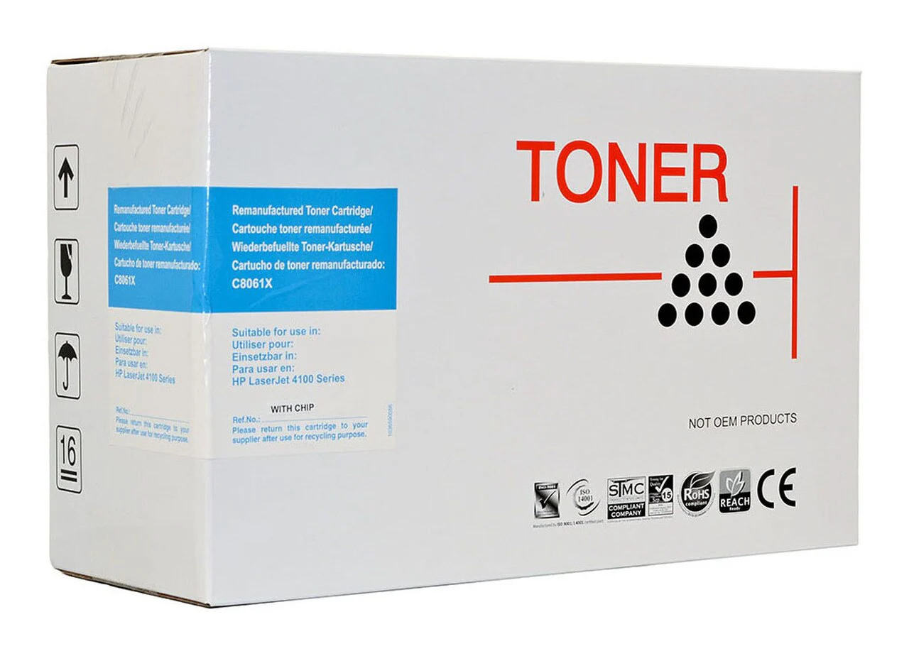 Icon Remanufactured Hp C8061x Black Toner Cartridge - Nail Gallerys