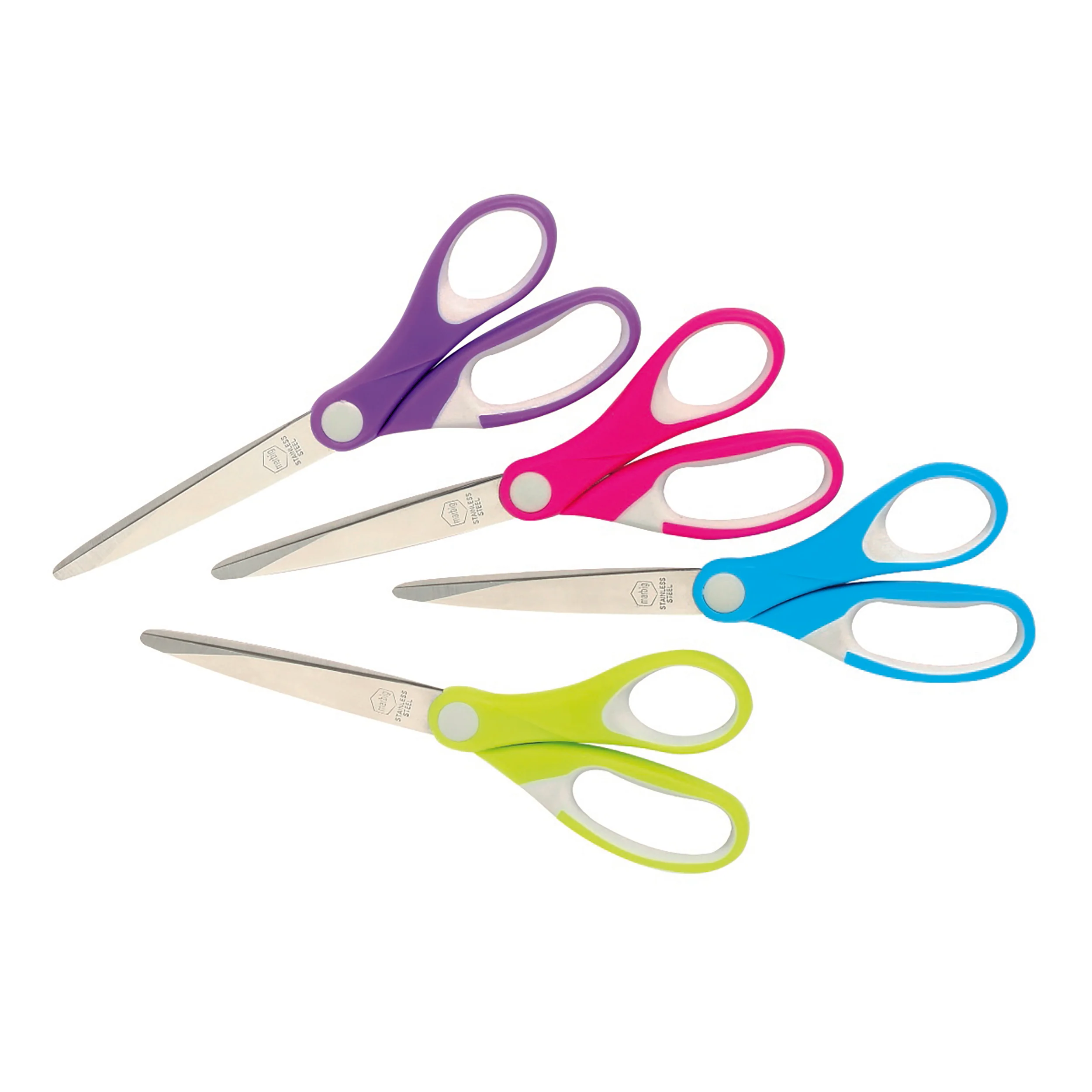 Marbig Assorted Comfort Grip Scissors 135mm - Nail Gallerys