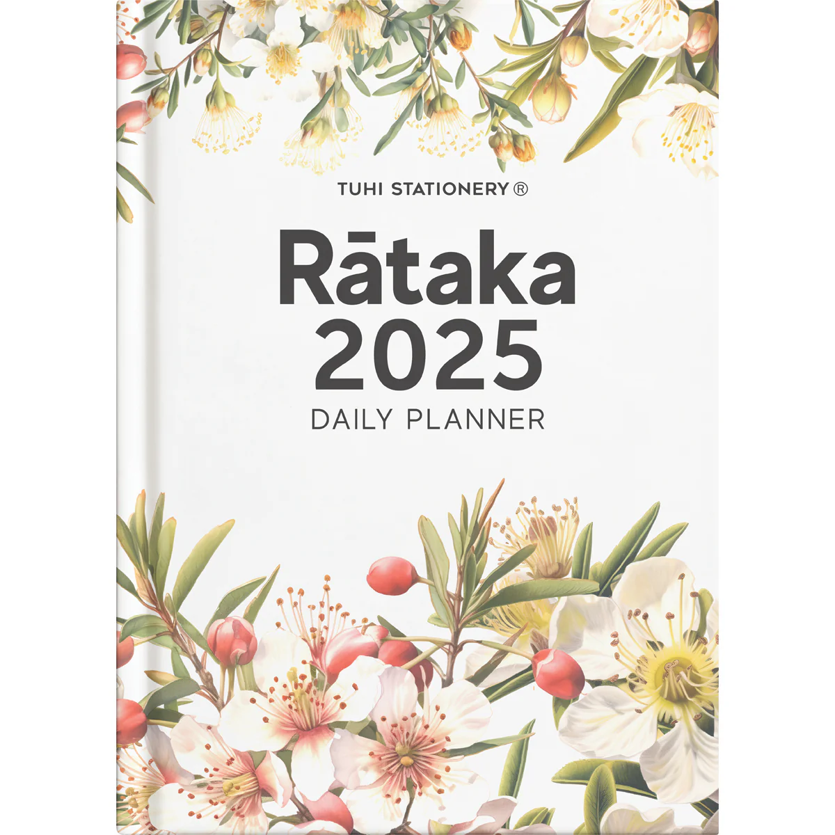 Tuhi B51 Day Per Page Rataka Manuka Flower 2025 Diary - Nail Gallerys
