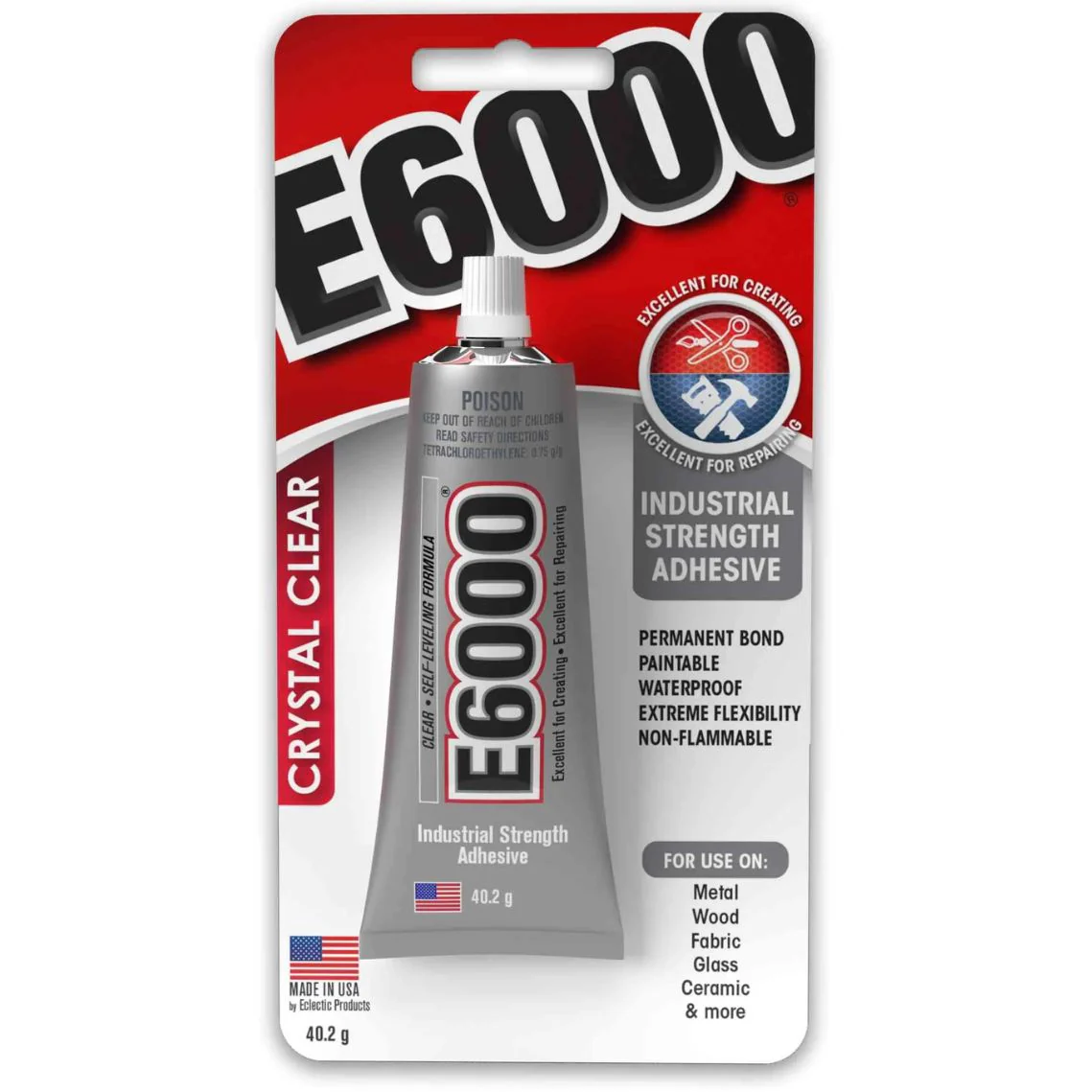 E6000 Crystal Clear Glue 29.5ML - Nail Gallerys