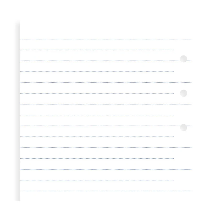 Filofax Personal Clipbook Notepaper Refills - Nail Gallerys