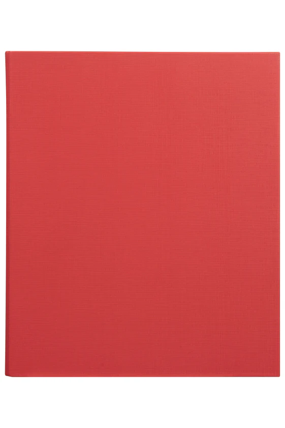 Marbig A4 25mm 3D PE Red Ring Binder - Nail Gallerys