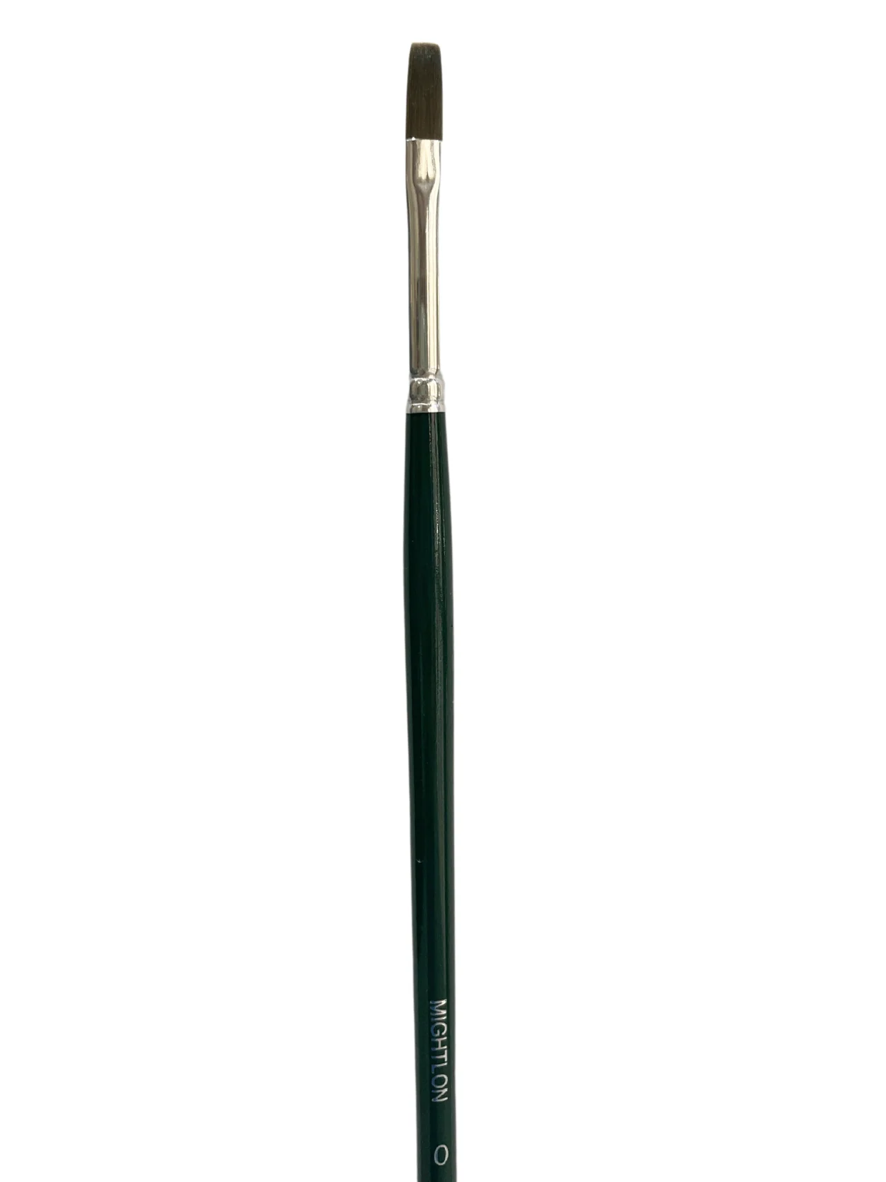Das S6400 Mightlon Synthetic Flat Long Handle Brushes - Nail Gallerys