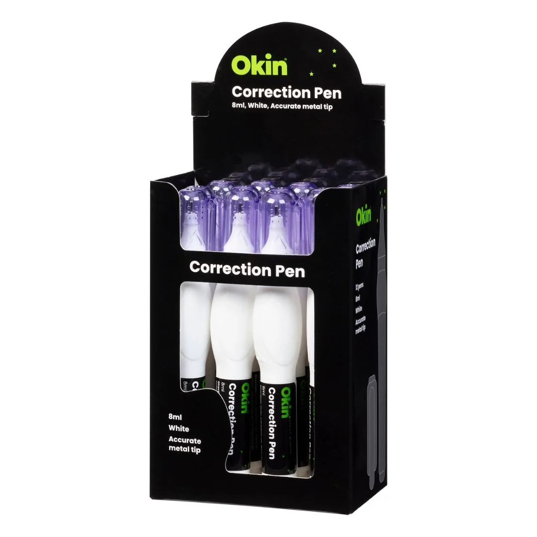 Okin Correction Pen 8ml - Pack Of 12 - Nail Gallerys