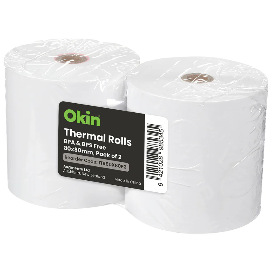Okin Thermal Roll 80x80mm Pack Of 2 - Nail Gallerys