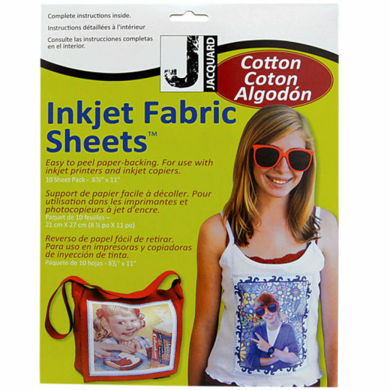 Jacquard Inkjet Cotton 21x27cm Pack Of 10 - Nail Gallerys