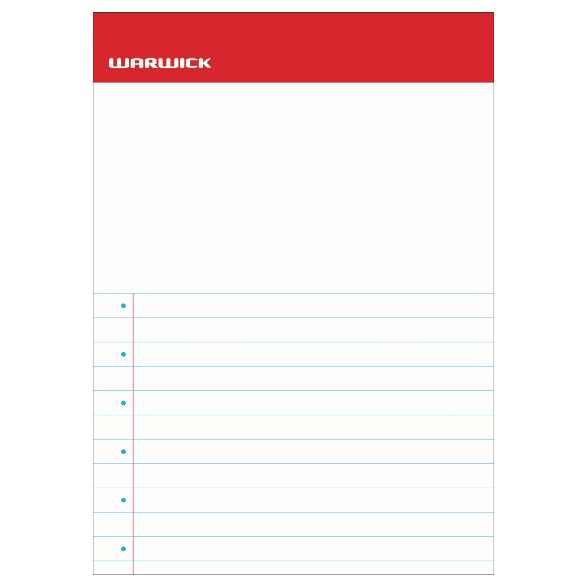 Warwick 30mm Lined 495x695mm 30 Sheet Sticky Note Pad - Nail Gallerys