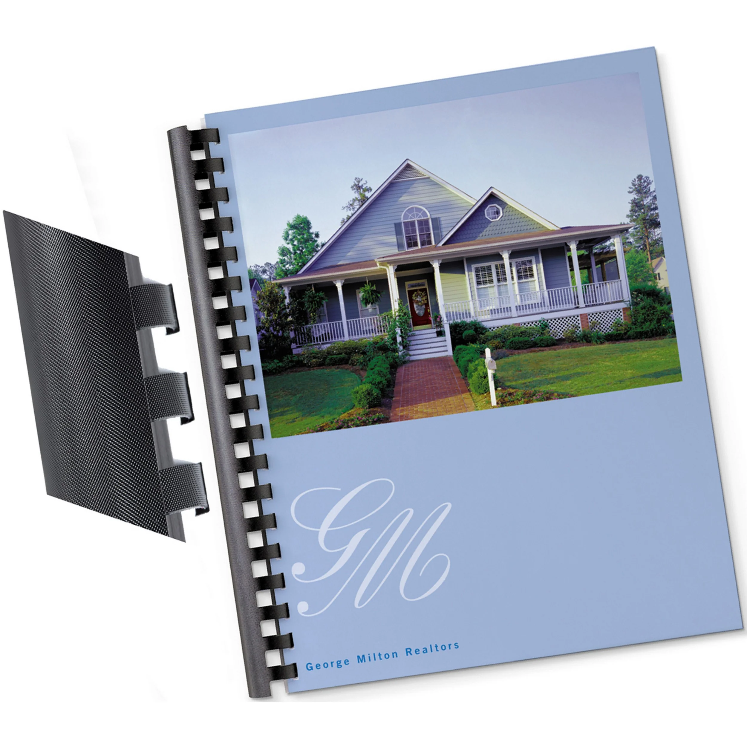 GBC Plastic 21 Loop 10mm Black Pack - Nail Gallerys