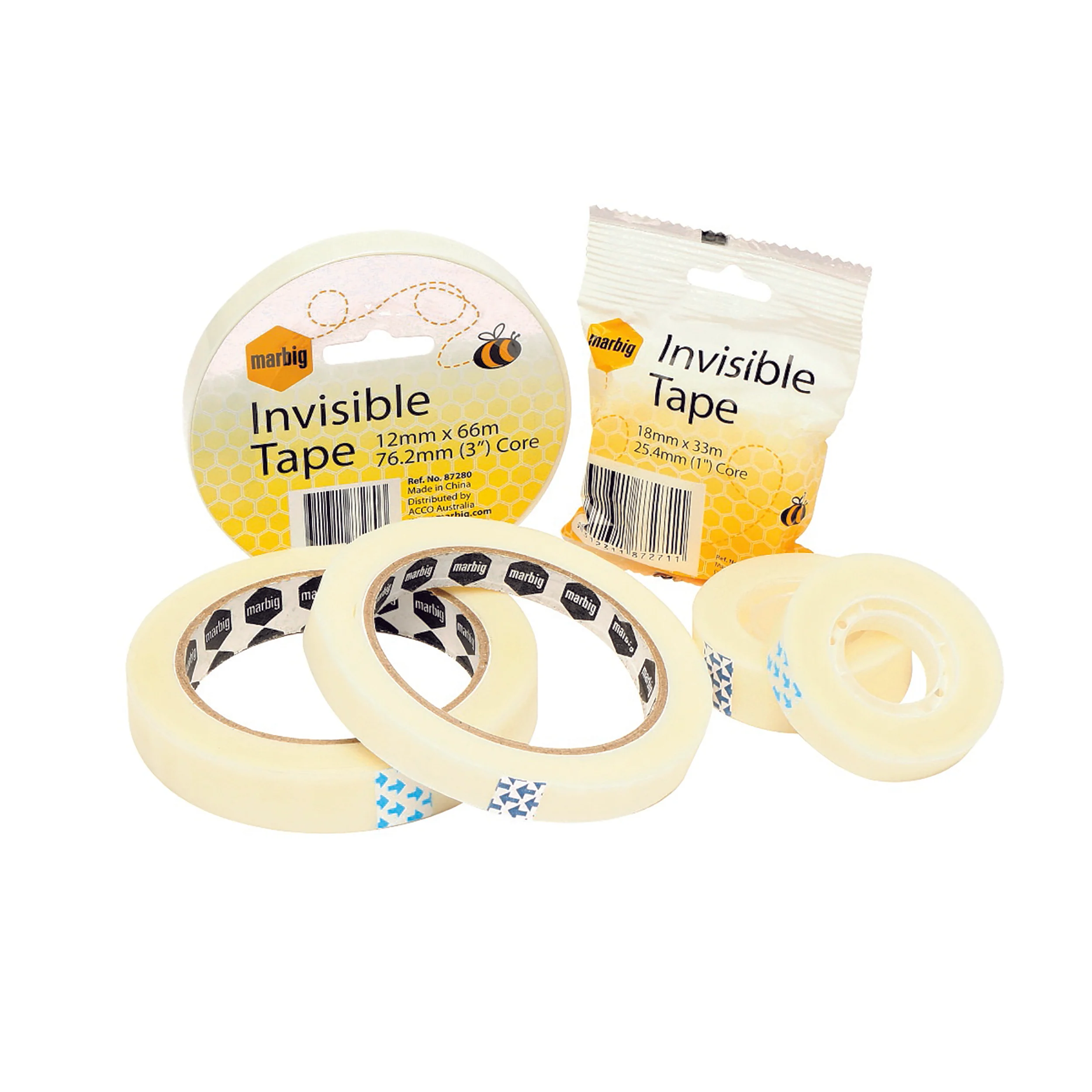 Marbig Tape Invisible 18mm - Nail Gallerys