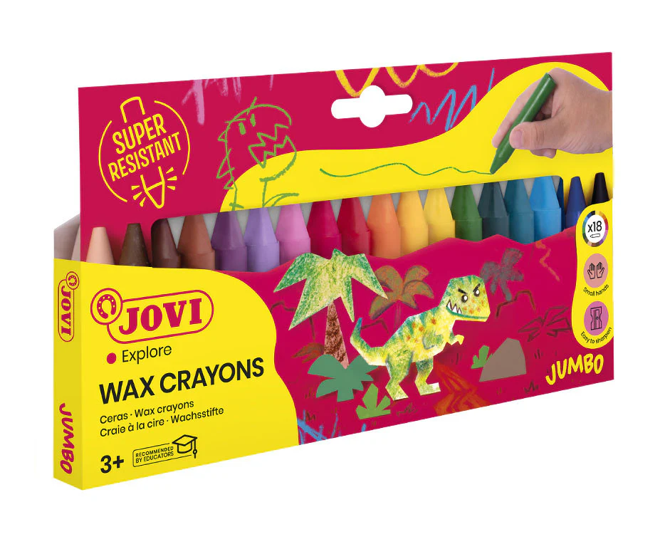 Jovi Wax Crayons Pack of 18 - Nail Gallerys
