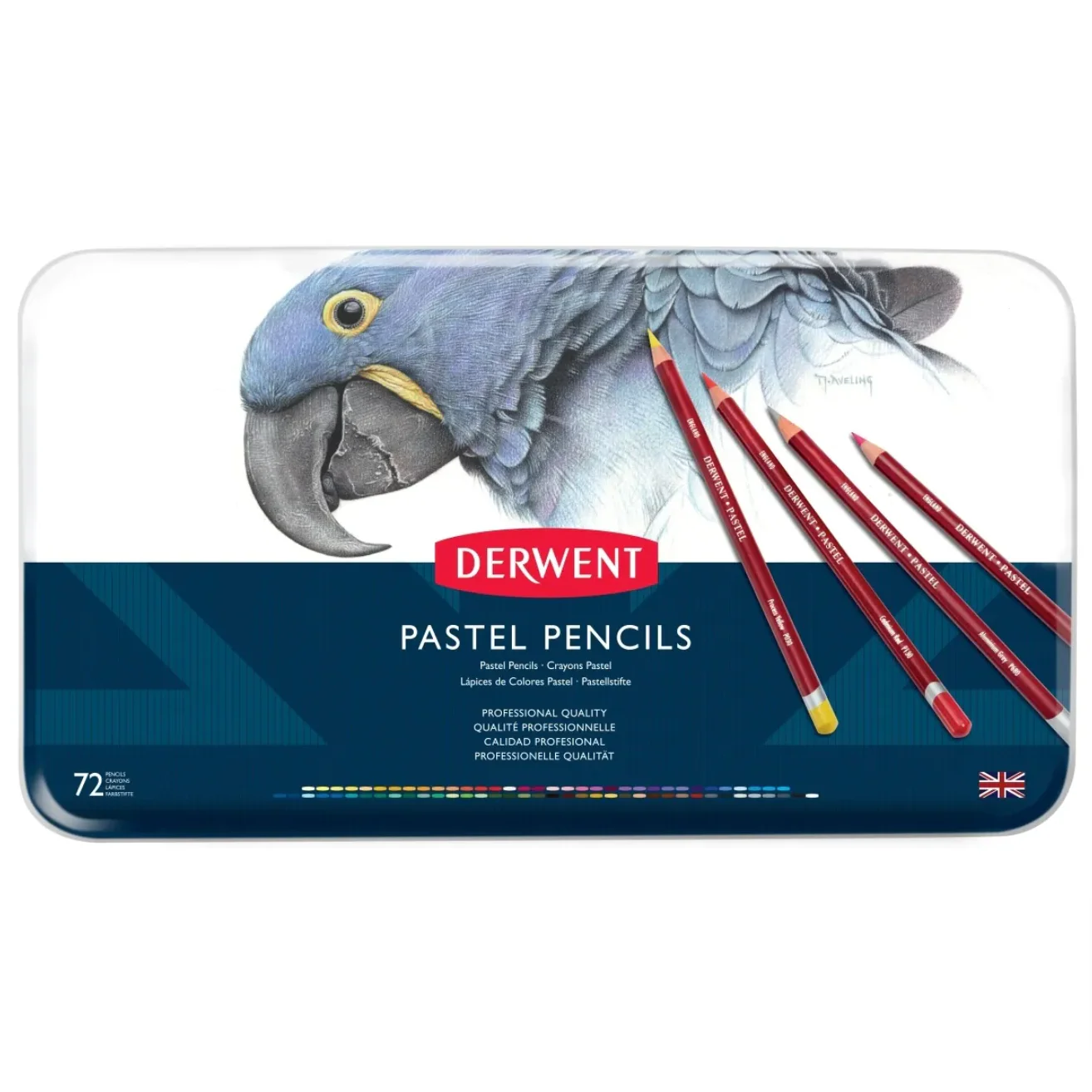 Derwent Pastel Pencil Tin of 72 - Nail Gallerys
