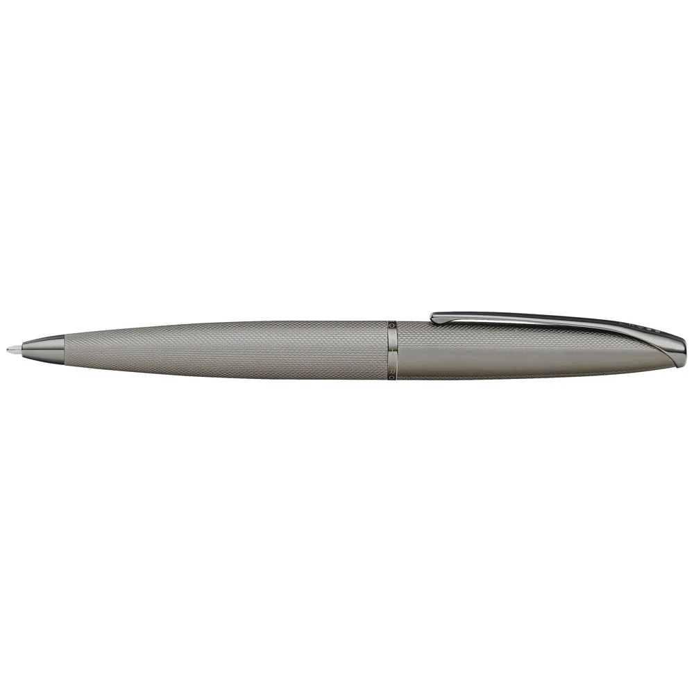 Cross ATX Sandblasted Titanium Grey Medium Nib Ballpoint Pen - Nail Gallerys