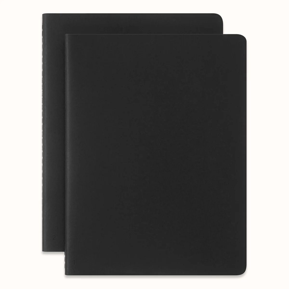 Moleskine Smart Cahier XL Plain Black Journals Pack of 2 - Nail Gallerys