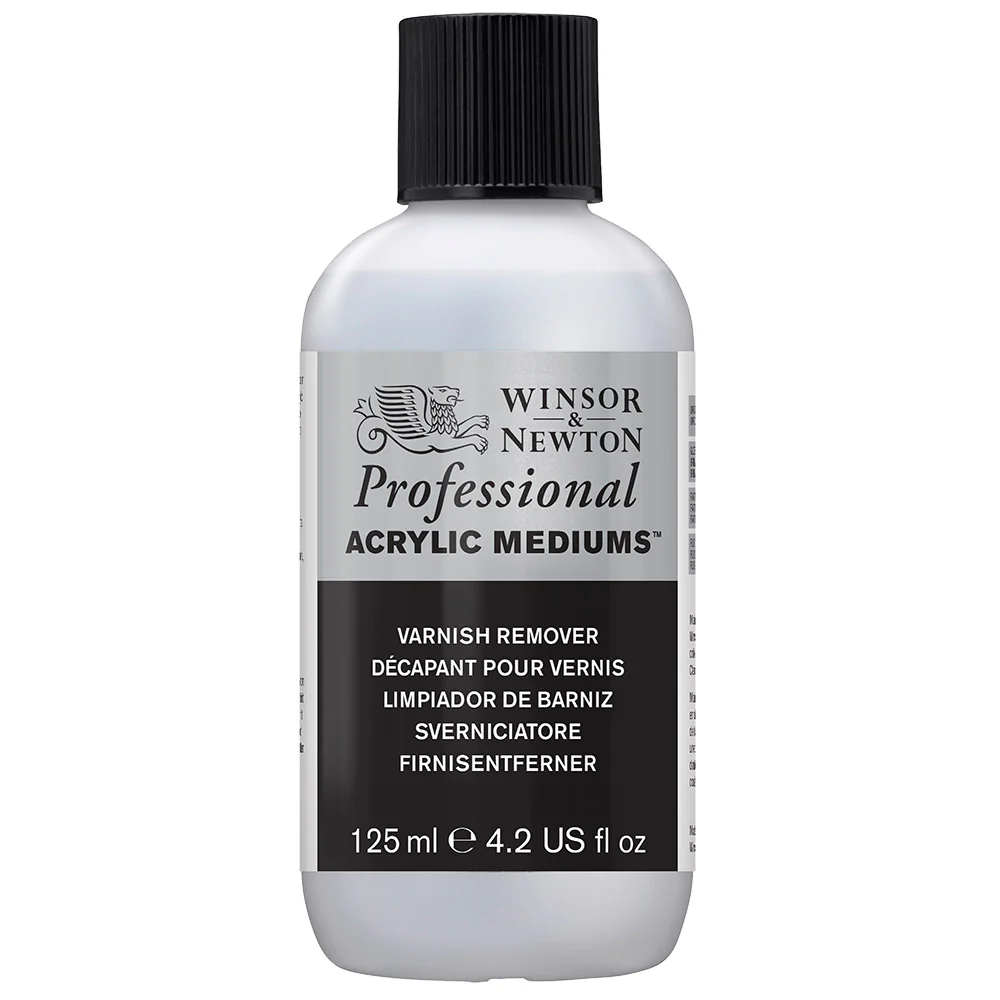 Winsor & Newton Professional 125ml Varnish Remover Acrylic Medium - Nail Gallerys