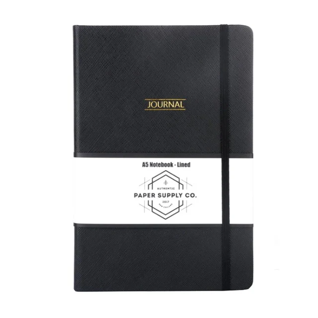 OSC Citta Hardcover Journal Black - Nail Gallerys