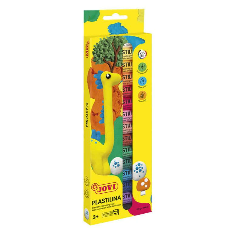Jovi Plastilina Modelling Clay Sticks Pack of 15 - Nail Gallerys