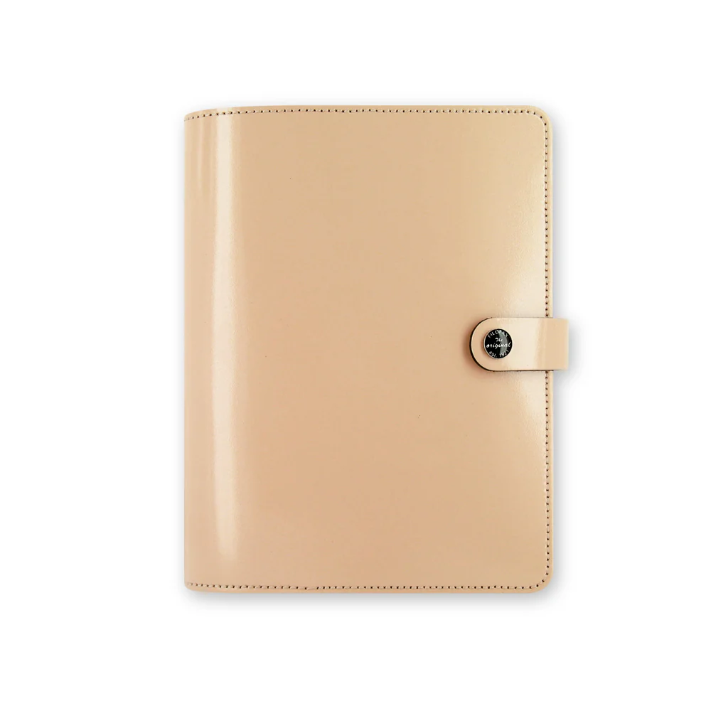 Filofax A5 Leather Nude Organiser - Nail Gallerys