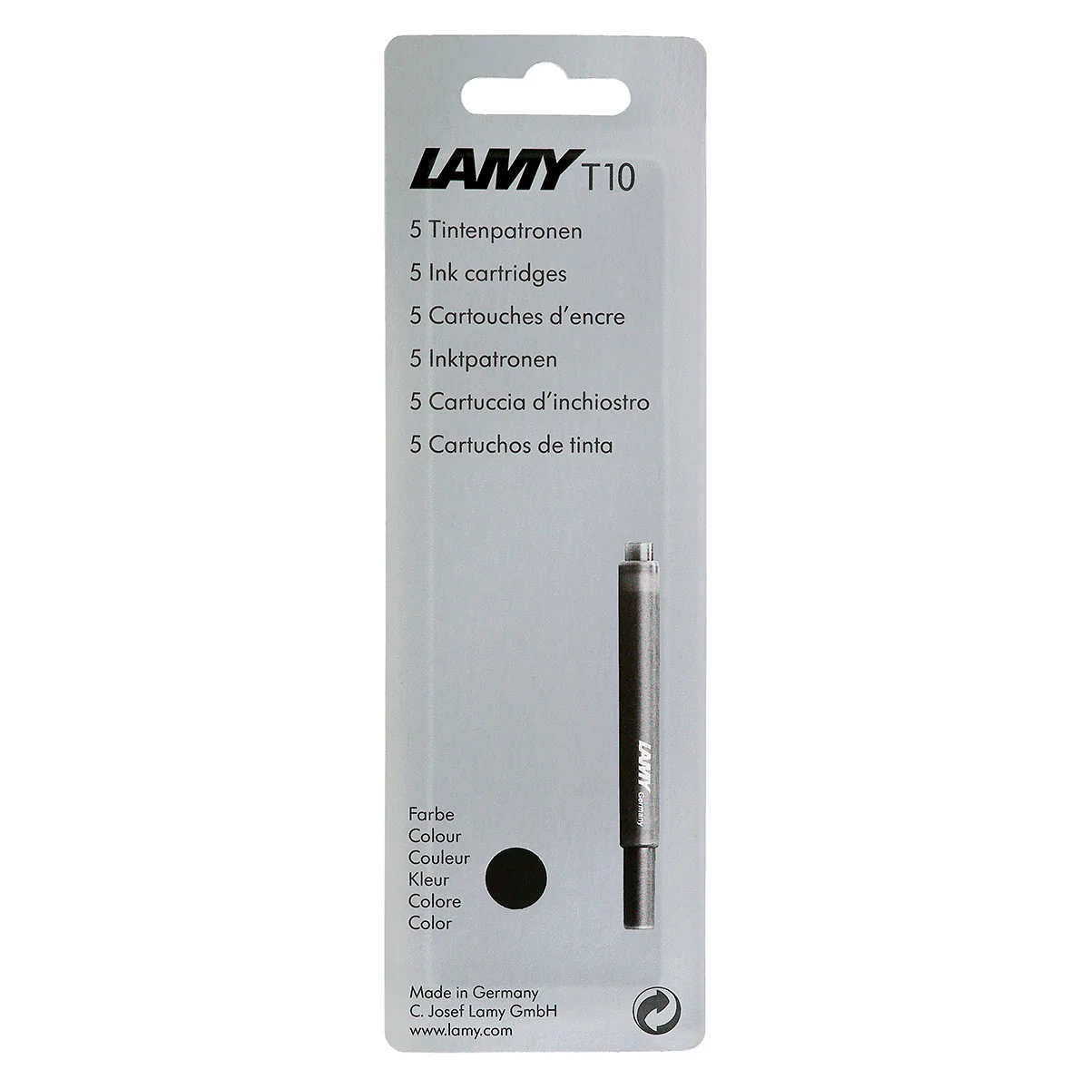 Lamy T10 B/C Ink Cartridges Pack of 5 - Nail Gallerys
