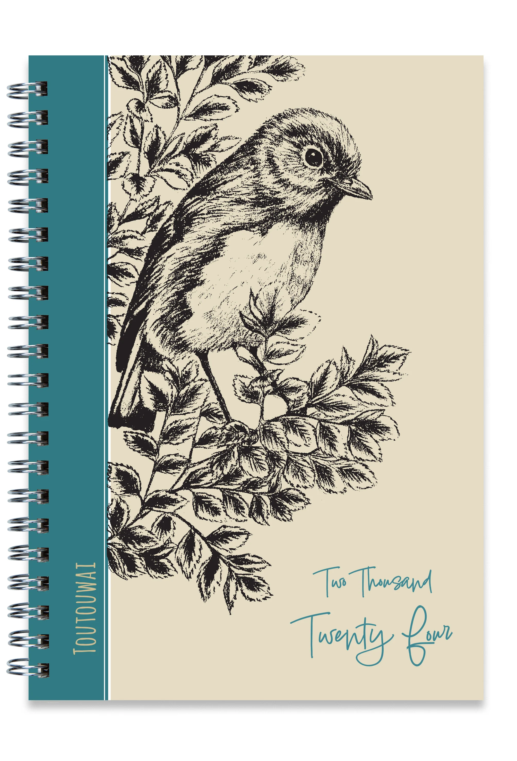 Kanuka Glen Art A53 Wiro Diary 2024 Toutouwai - Nail Gallerys