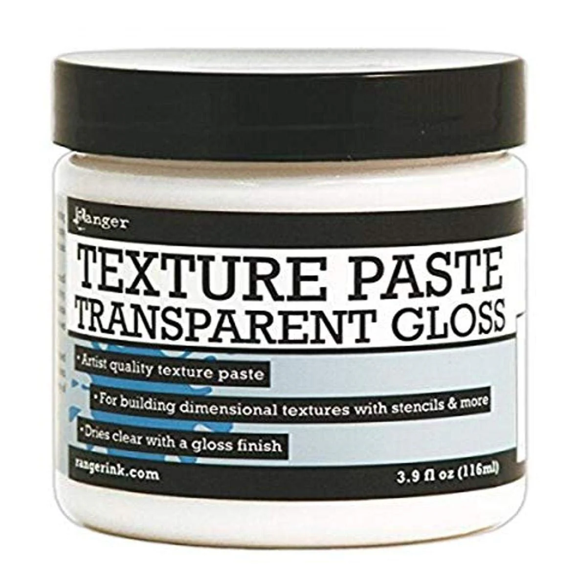 Ranger Texture Paste Transparent Gloss 116ml - Nail Gallerys