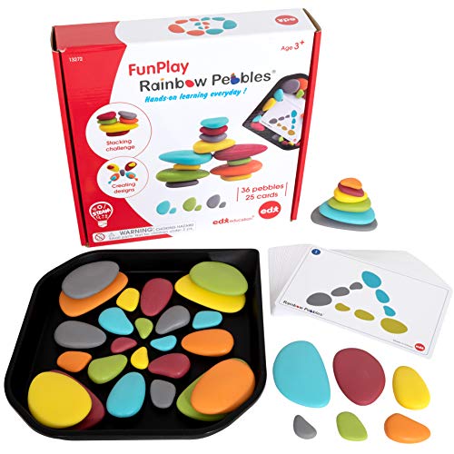 EDX Funplay Rainbow Pebbles 36 Piece Set - Nail Gallerys