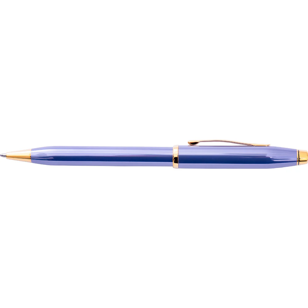 Cross Century II Lavender Blue with 23kt Gold Plated Trim Ballpoint Pen - Nail Gallerys