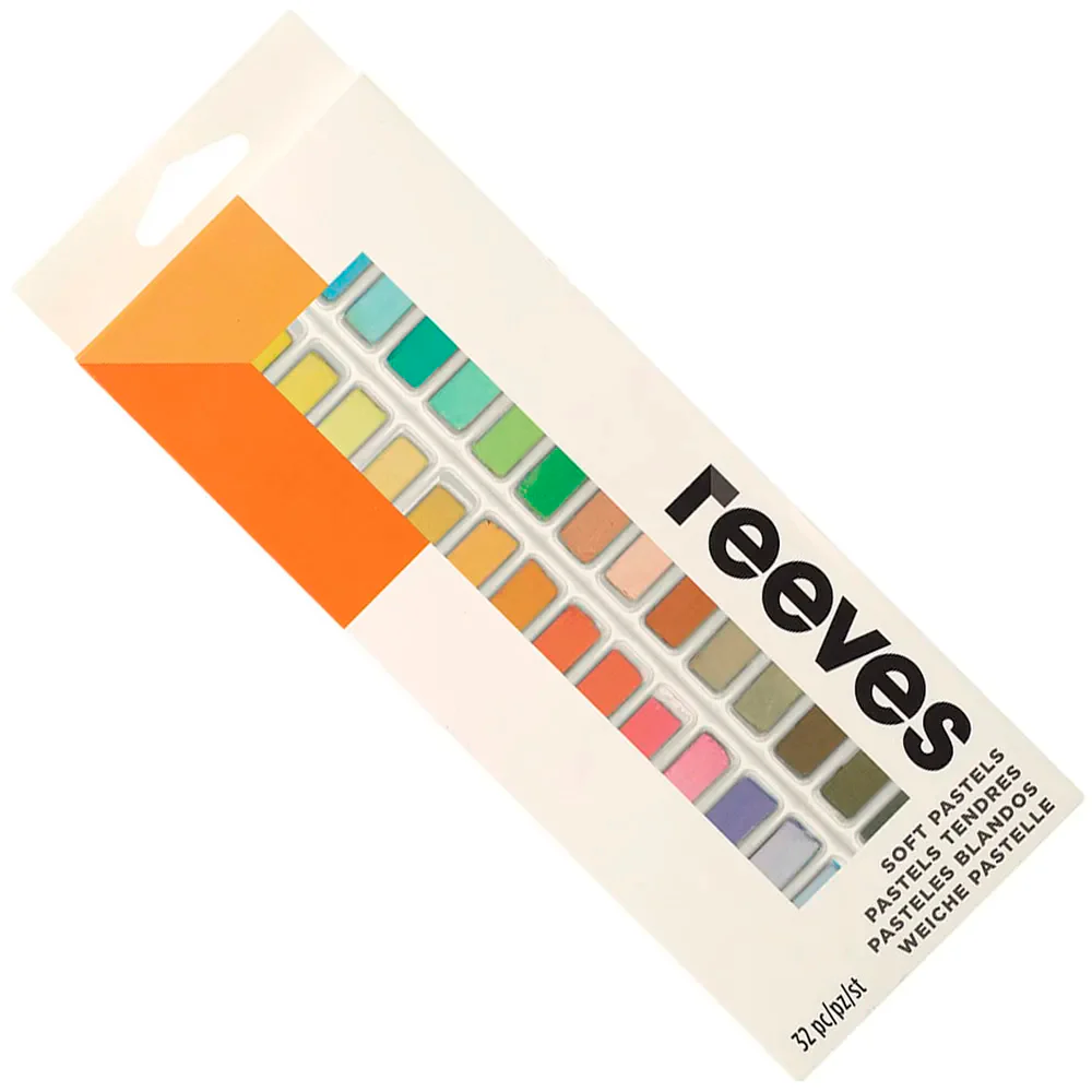 Reeves Soft 1/2 Pastels Set Of 32 - Nail Gallerys