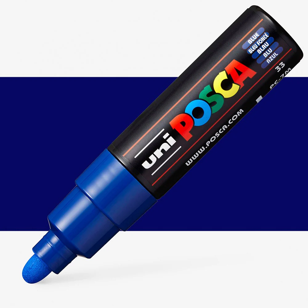 Uni Posca PC-7M 4.5-5.5mm Bold Bullet Tip Markers - Nail Gallerys
