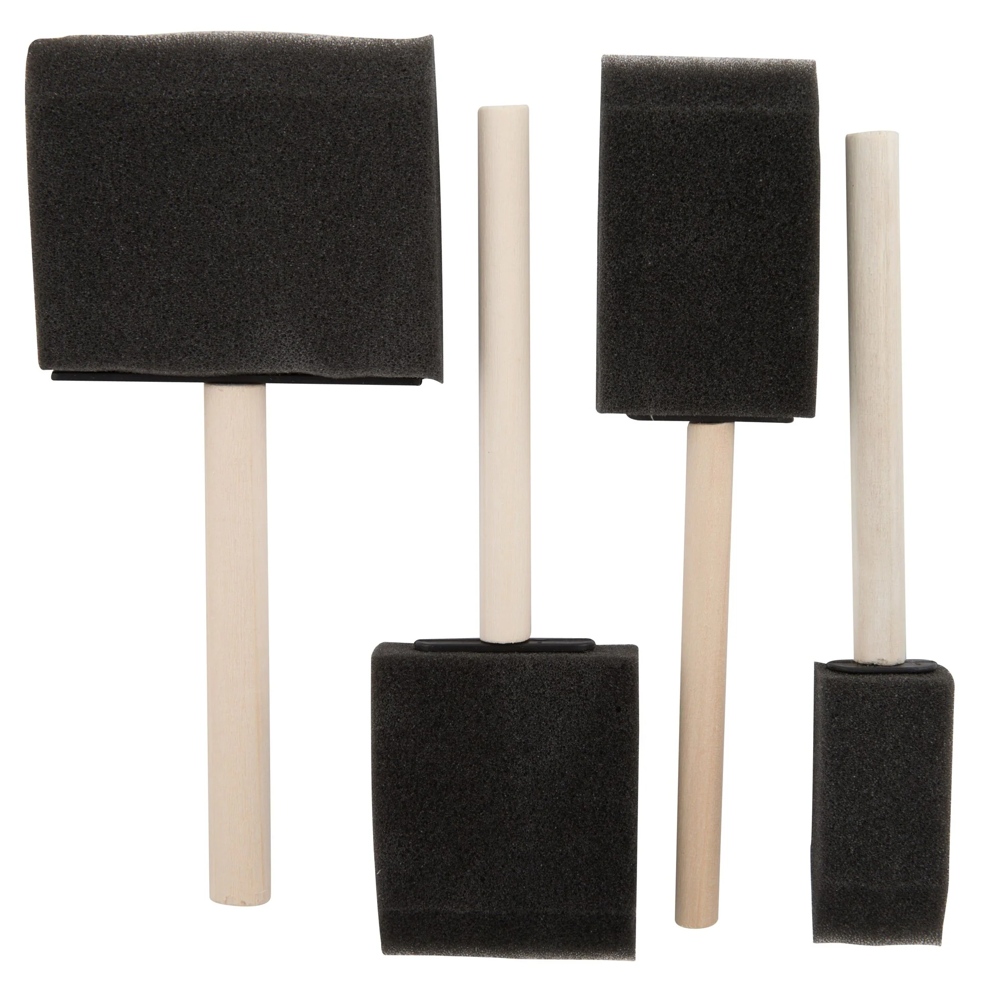 Das 906 4 Foam Painting Brush Set Of 4 Assorted Sizes - Nail Gallerys