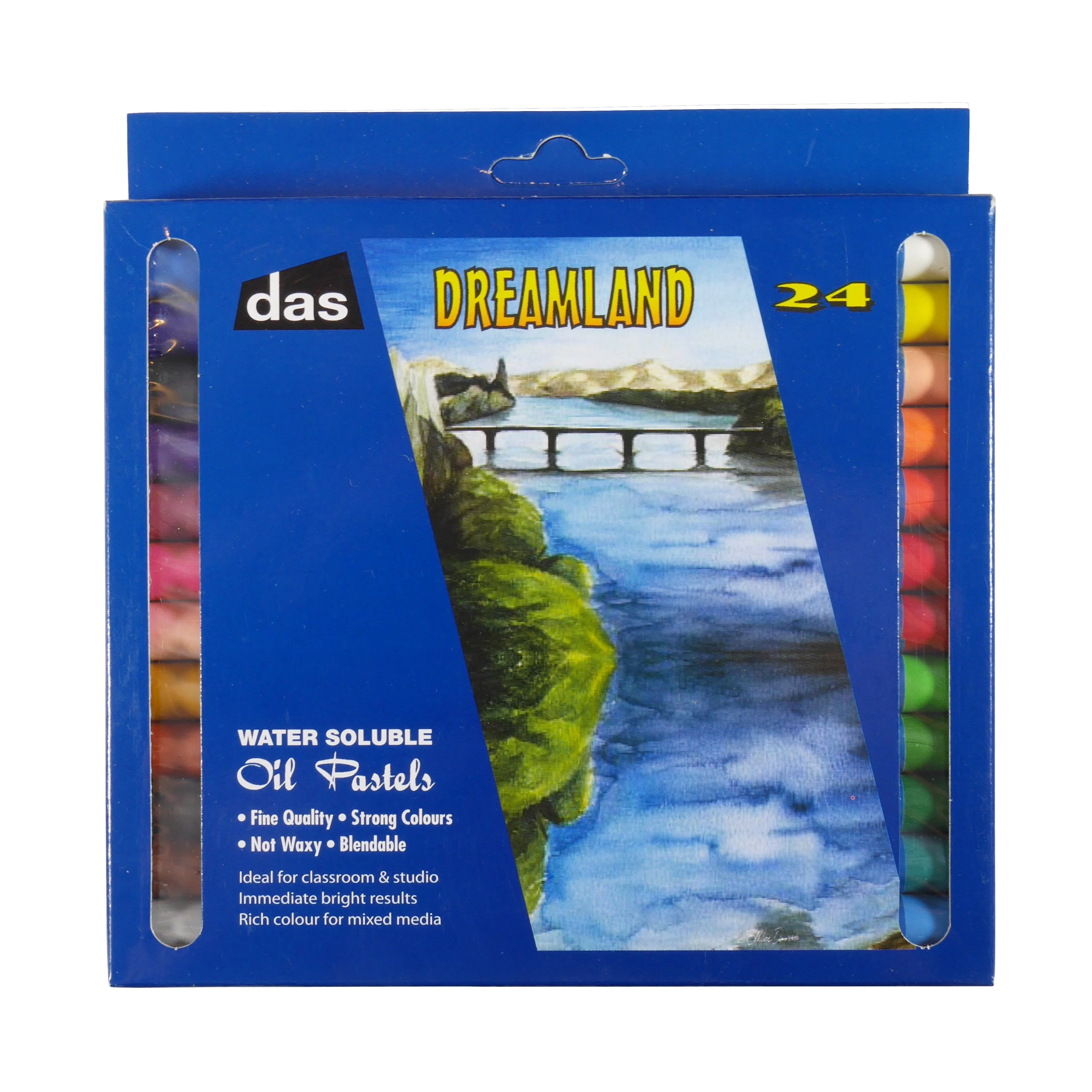 Das Dreamland Water Soluble Oil Pastels Pack of 24 - Nail Gallerys