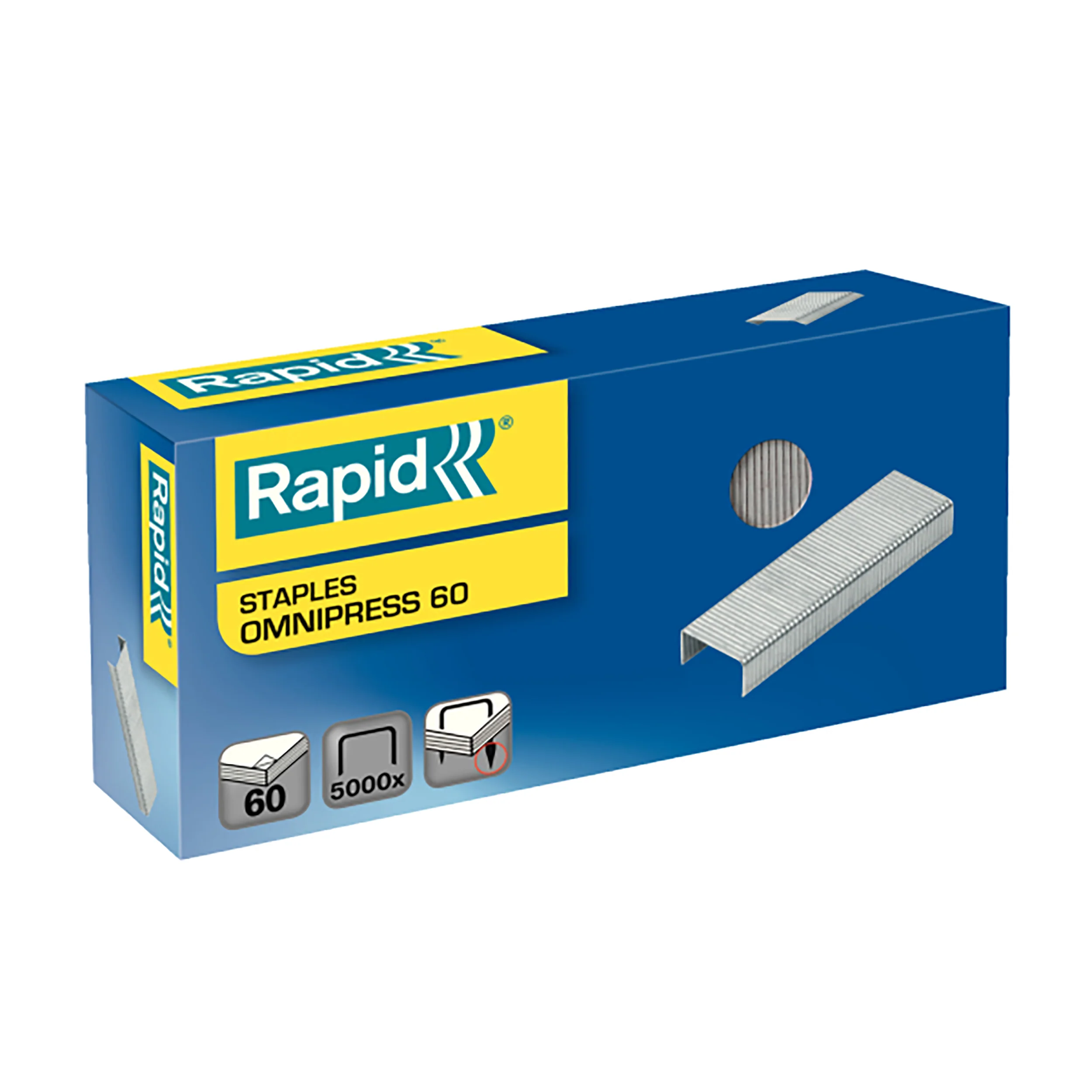 Rapid Staples Omnipress Box Of 5000 - Nail Gallerys