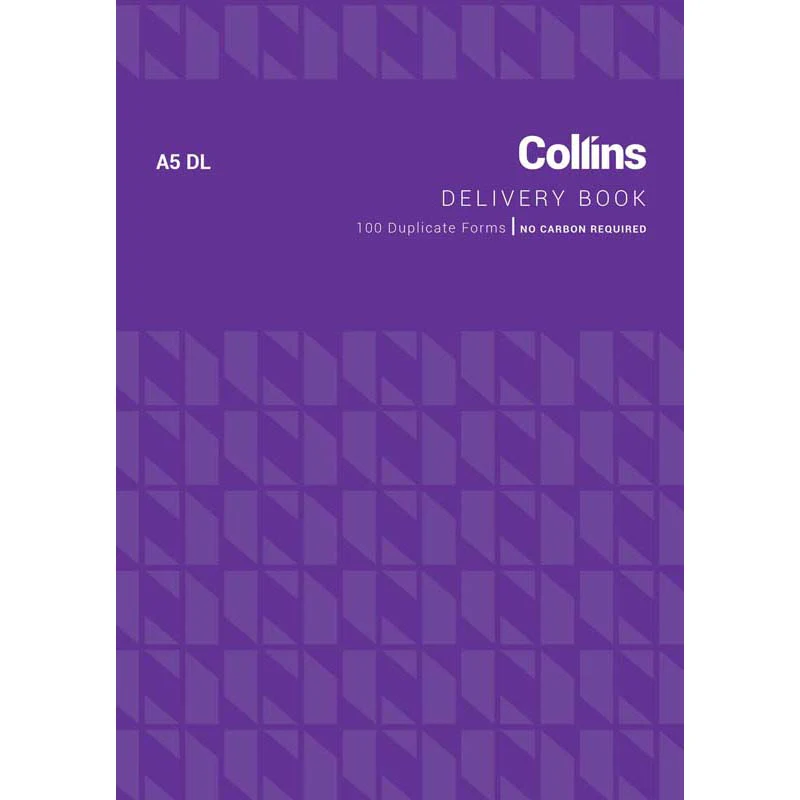 Collins Goods Delivery Book A5dl Duplicate No Carbon Required - Nail Gallerys
