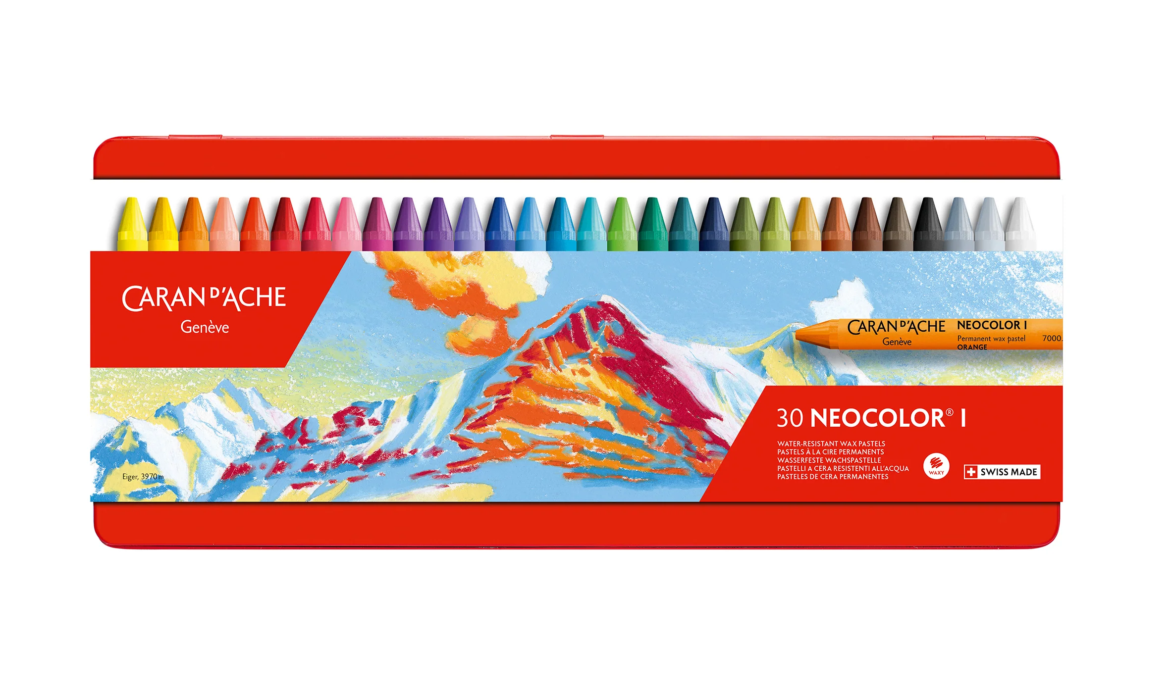 Caran D'ache Neocolor 1 Oil Pastel Set of 30 - Nail Gallerys