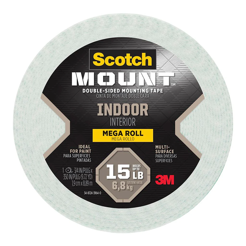 Scotch 19mm x 8.8m Indoor Mounting Tape - Nail Gallerys