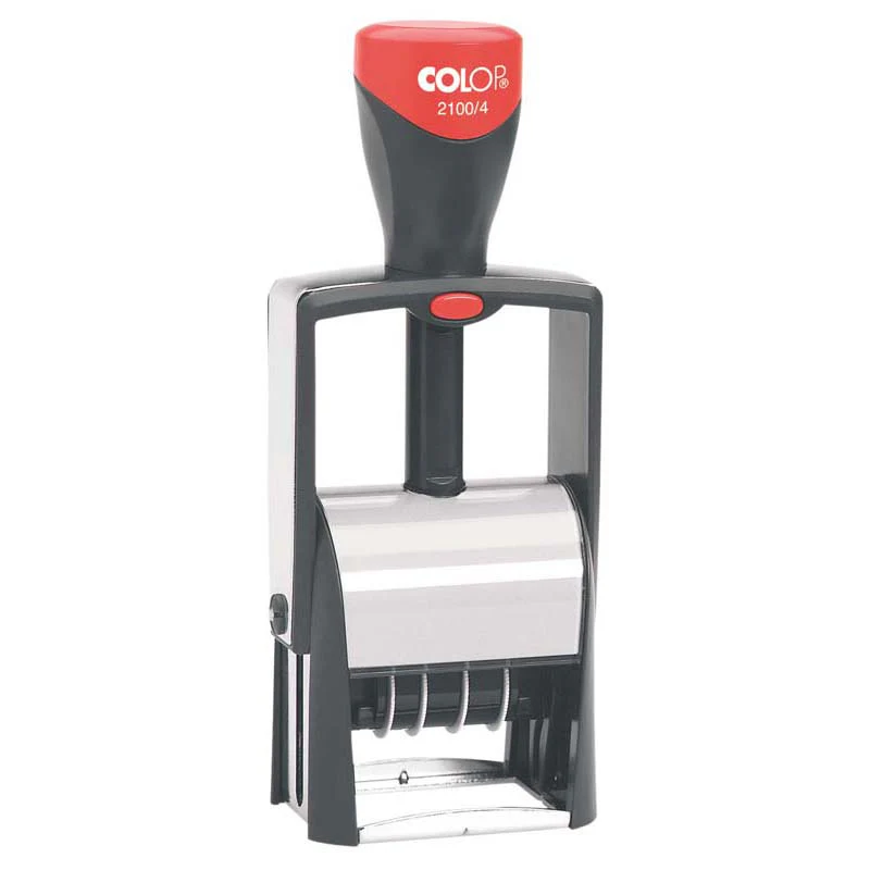 Colop Stamp Dater 2100/4 Metal Frame Classic Line Date Only - Nail Gallerys