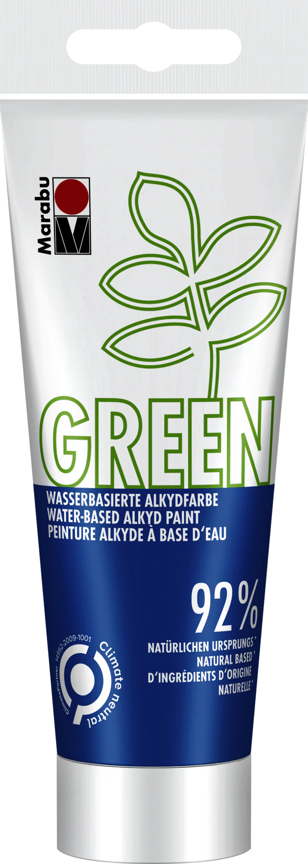 Marabu Green Water-Based Alkyd Paint 100ml - Nail Gallerys