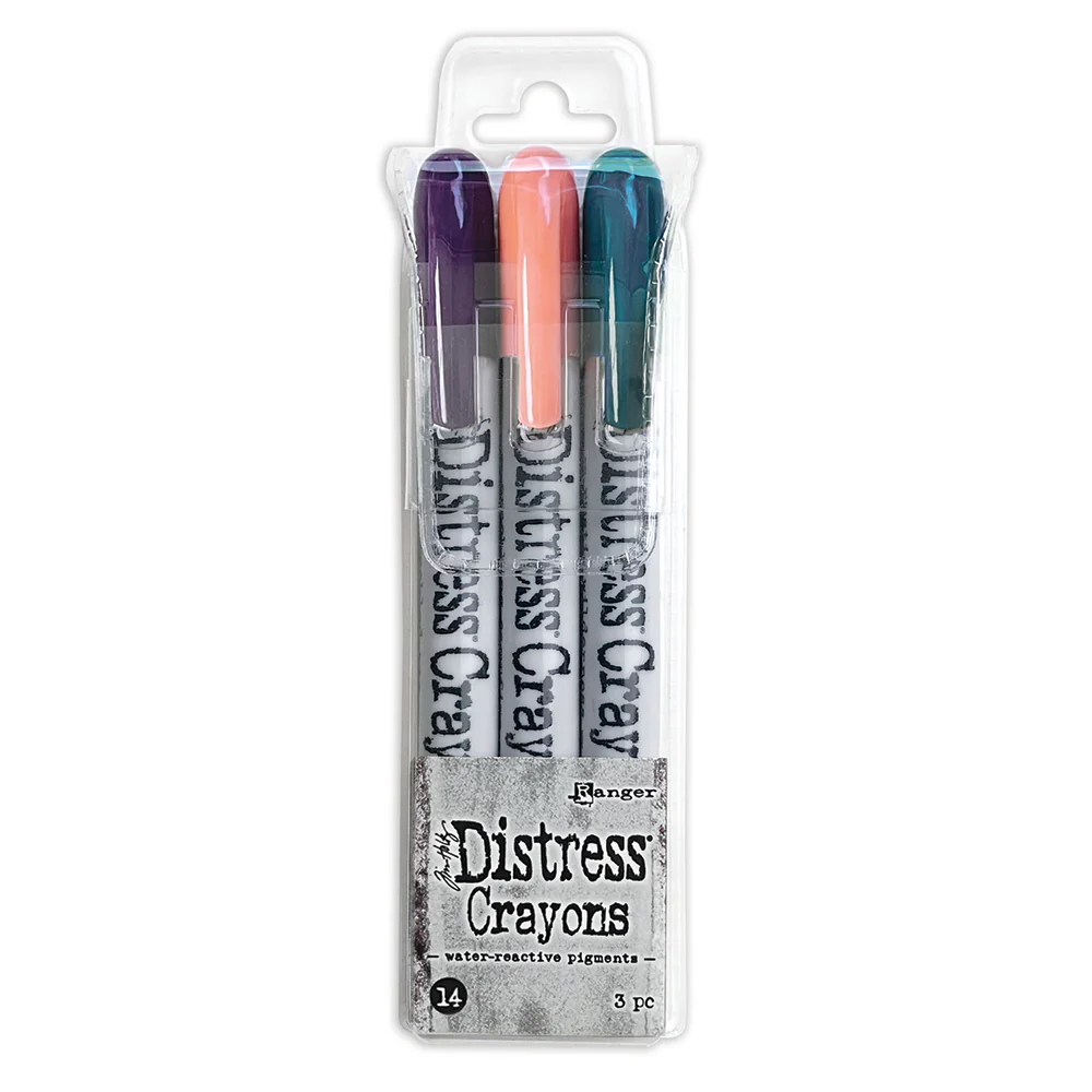 Ranger Distress Crayons Set #14 Pack of 3 - Nail Gallerys