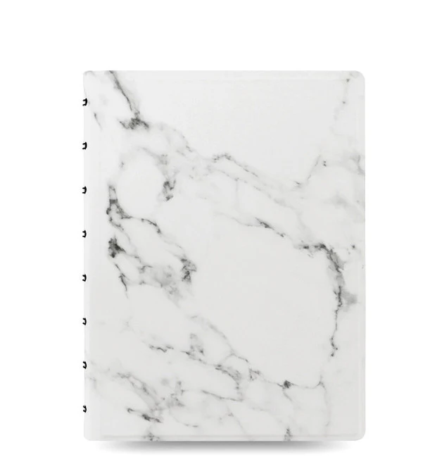 Filofax A5 Marble Patterns Notebook - Nail Gallerys