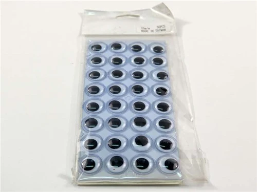 Sticky Moving Eyes 15mm X 32 Piece - Nail Gallerys
