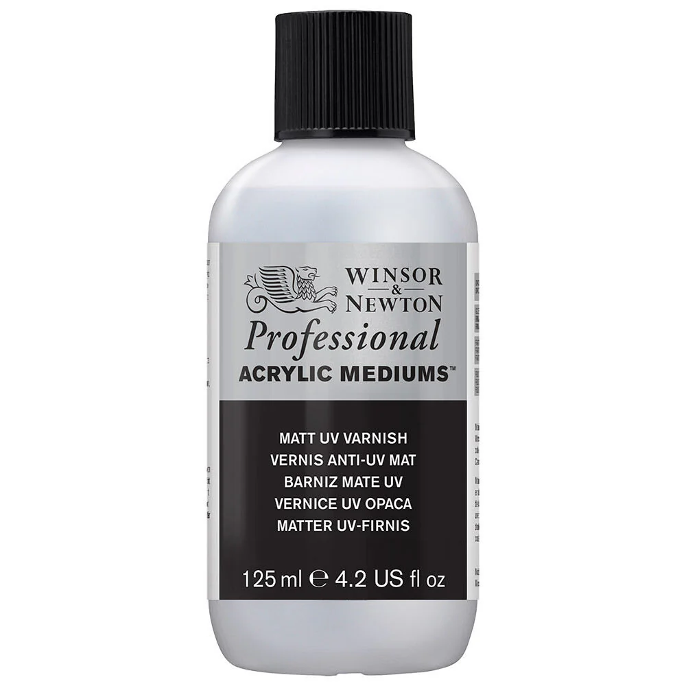 Winsor & Newton Professional UV Varnish Matt Acrylic Mediums - Nail Gallerys