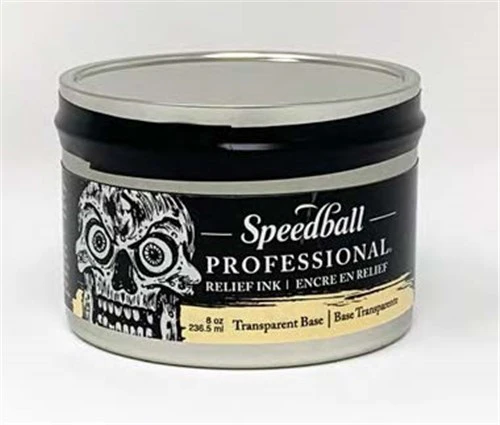 Speedball Pro Relief Ink 16oz Transparent Base - Nail Gallerys